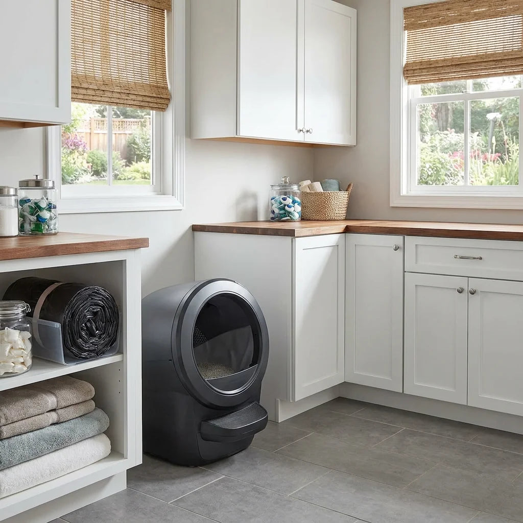 Automatic Litter Box Replacement Bags Organization Lifestyle