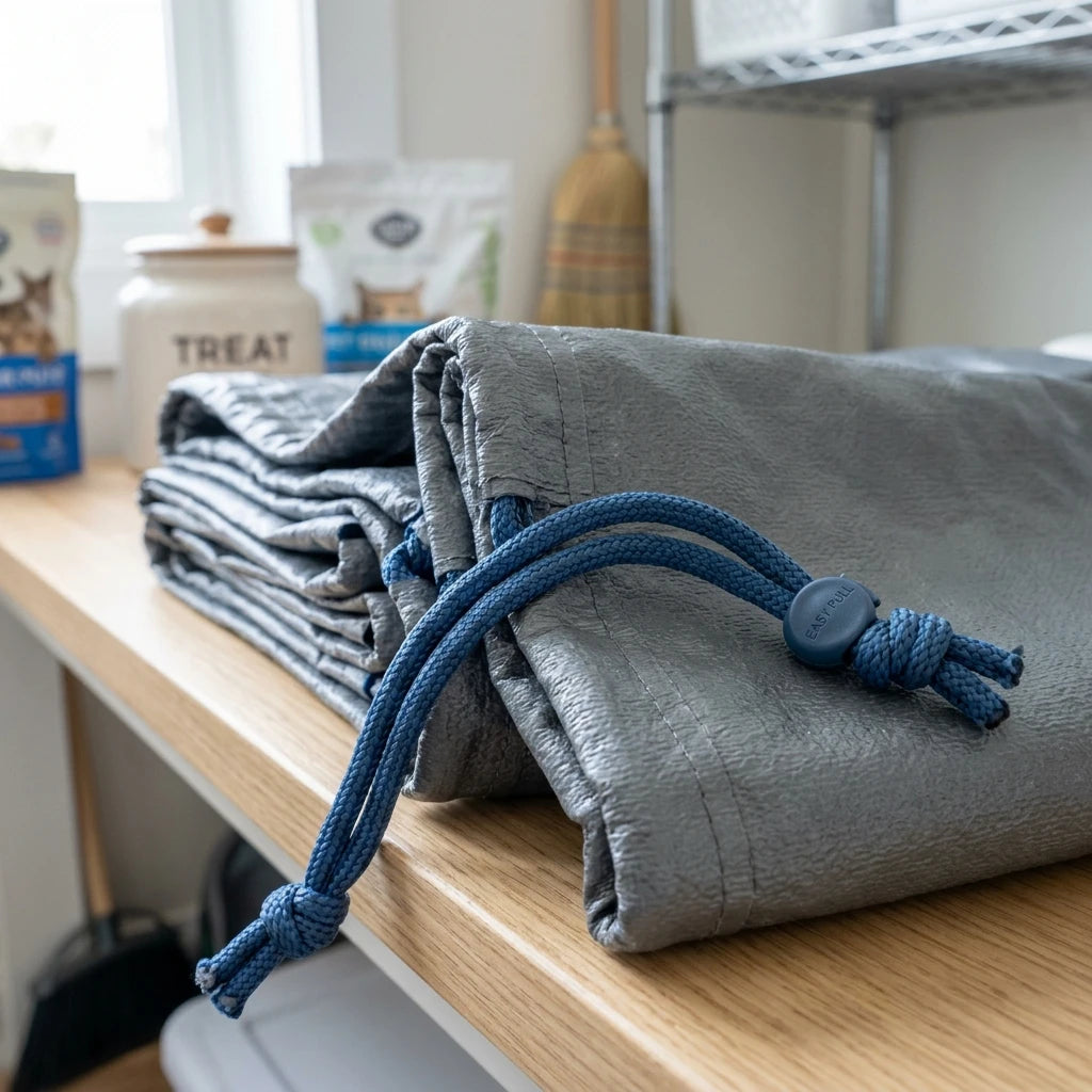 Heavy-Duty Drawstring Bag Material Detail