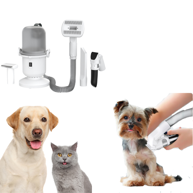 Pet Haven® Pro 5-in-1 Pflege-Staubsauger & Enthaarungs-Kit