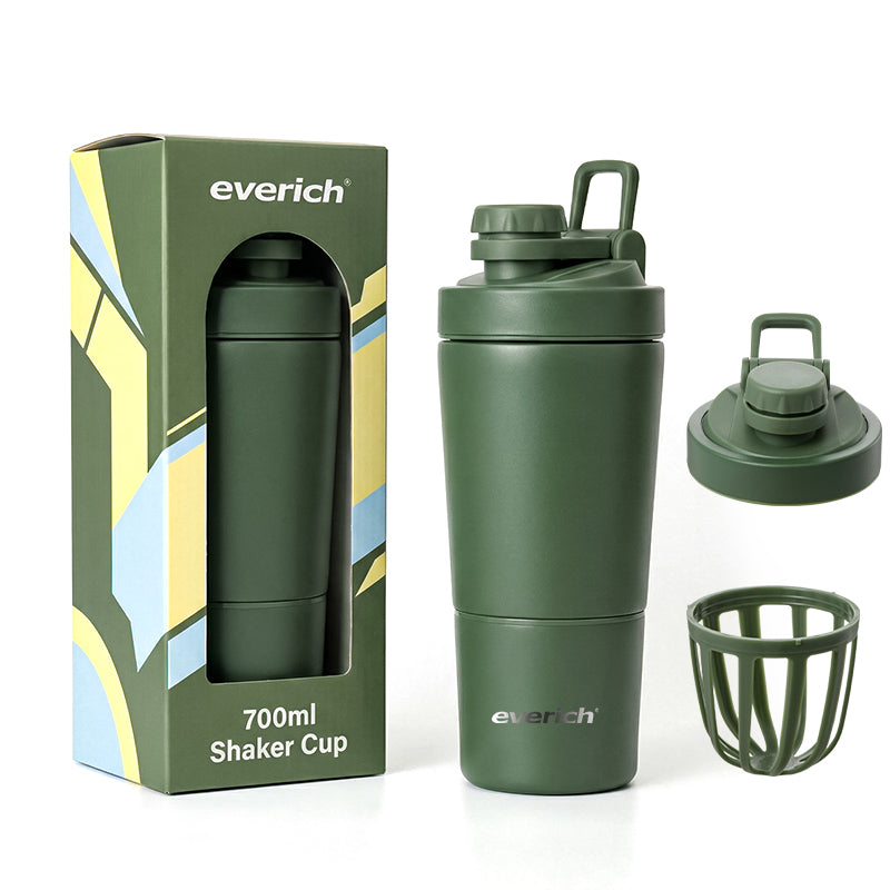 10oz Premium Stainless Steel Portable Dog Water Bottle - Insulated Travel Dispenser with Built-in Silicone Bowl