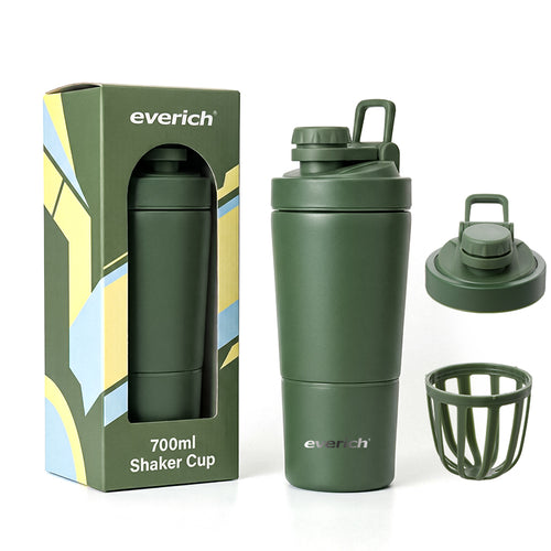 10oz Premium Stainless Steel Portable Dog Water Bottle - Insulated Travel Dispenser with Built-in Silicone Bowl
