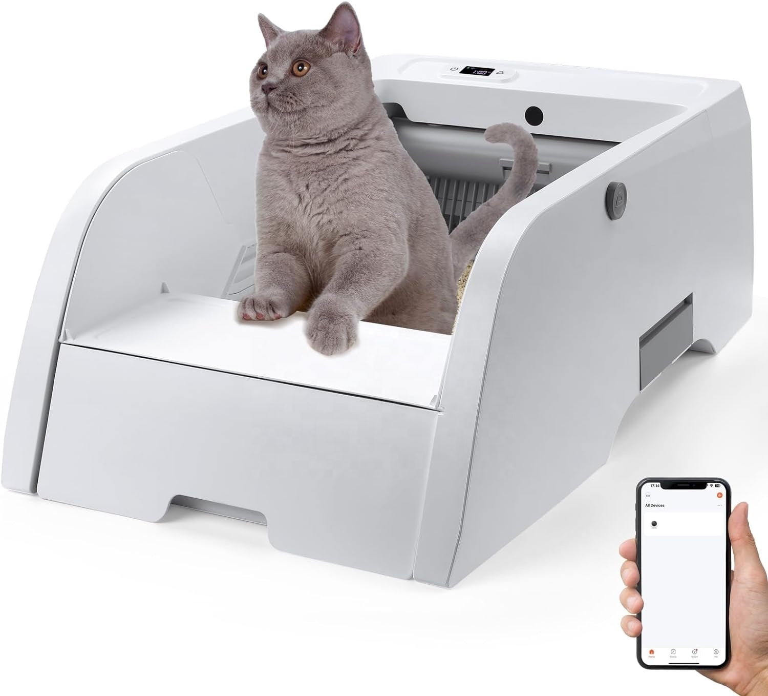 Pet Haven 12L Ultra-Leiser Haustiertrinkbrunnen aus Edelstahl - Großes Fassungsvermögen