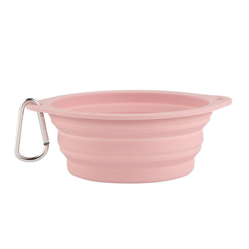 Portable Collapsible Silicone Travel Bowl with Carabiner | BPA-Free