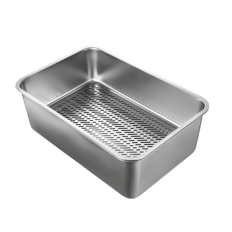 Pet Haven™ 2-in-1 Cage & Kennel Hanging Stainless Steel Bowl Set