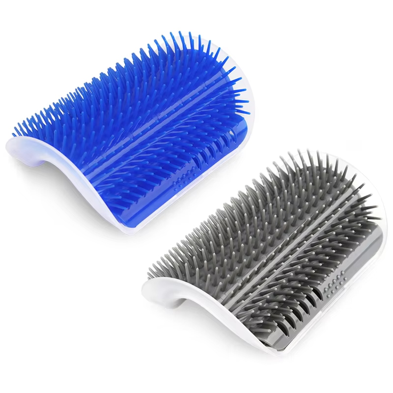 Cat Wall Corner Self-Groomer & Massage Brush