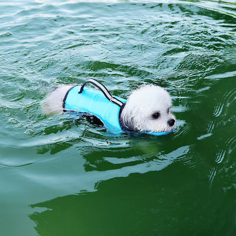 Reflective Dog Life Jacket - High Buoyancy Safety Vest with Rescue Handle, Adjustable Swimming Coat for Dogs