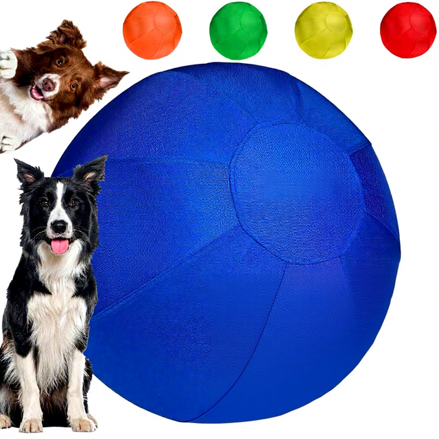 Pet Haven 25-Zoll Aufblasbarer Hunde-Hüteball – Aktives Spiel & Training