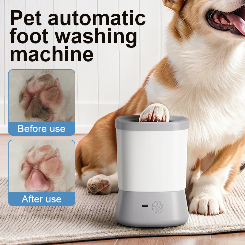 Portable Pet Paw Cleaner - Soft Silicone Bristles Dog Foot Washer Cup, Quick Cleaning for Muddy Paws