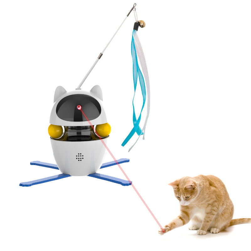 Smart 360° Automatic Motion-Activated Laser Cat Robot