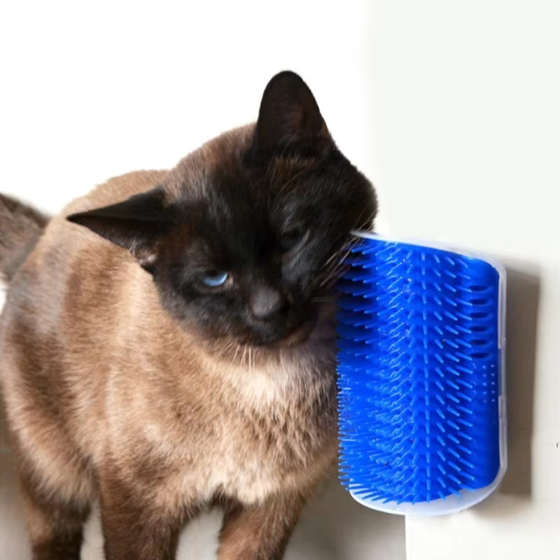 Cat Wall Corner Self-Groomer & Massage Brush