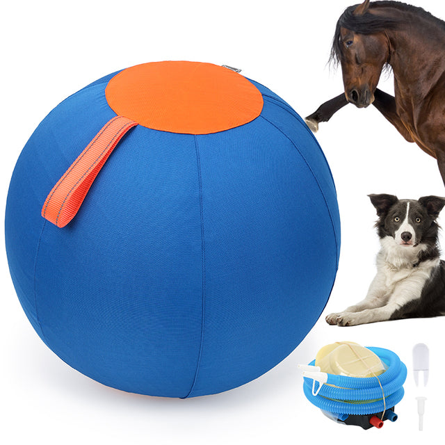 Pet Haven 25-Zoll Aufblasbarer Hunde-Hüteball – Aktives Spiel & Training