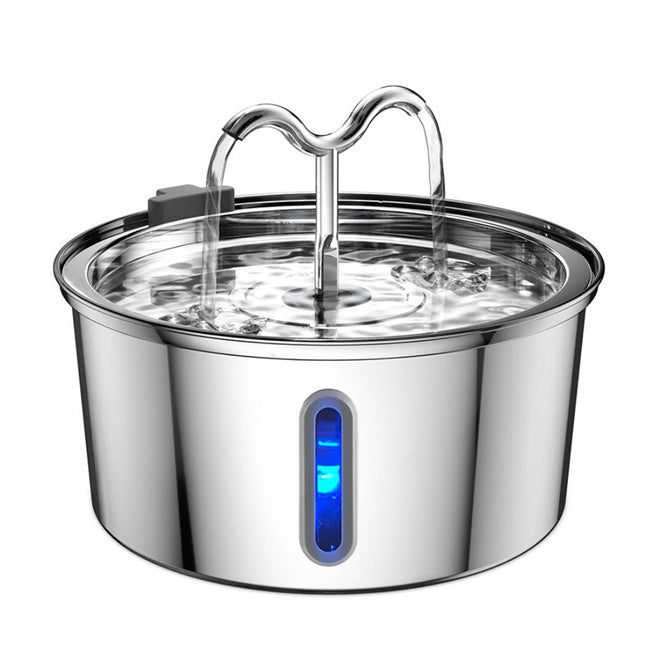 Pet Haven™ Premium 4L Stainless Steel Pet Water Fountain - Ultra Quiet