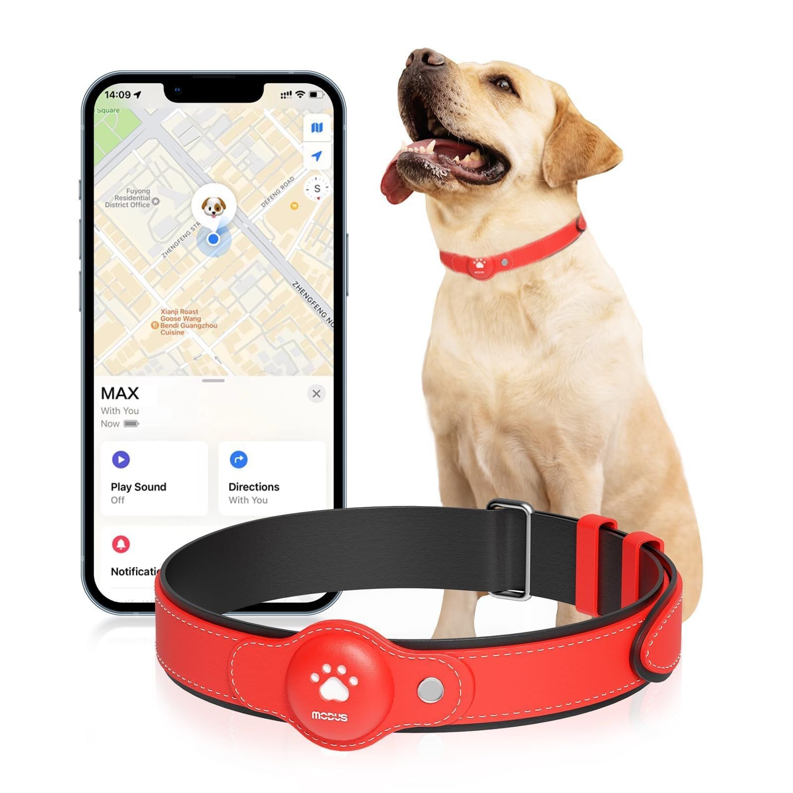 Pet Haven™ 2-in-1 GPS Dog Tracker & Smart Collar - Real-Time Location