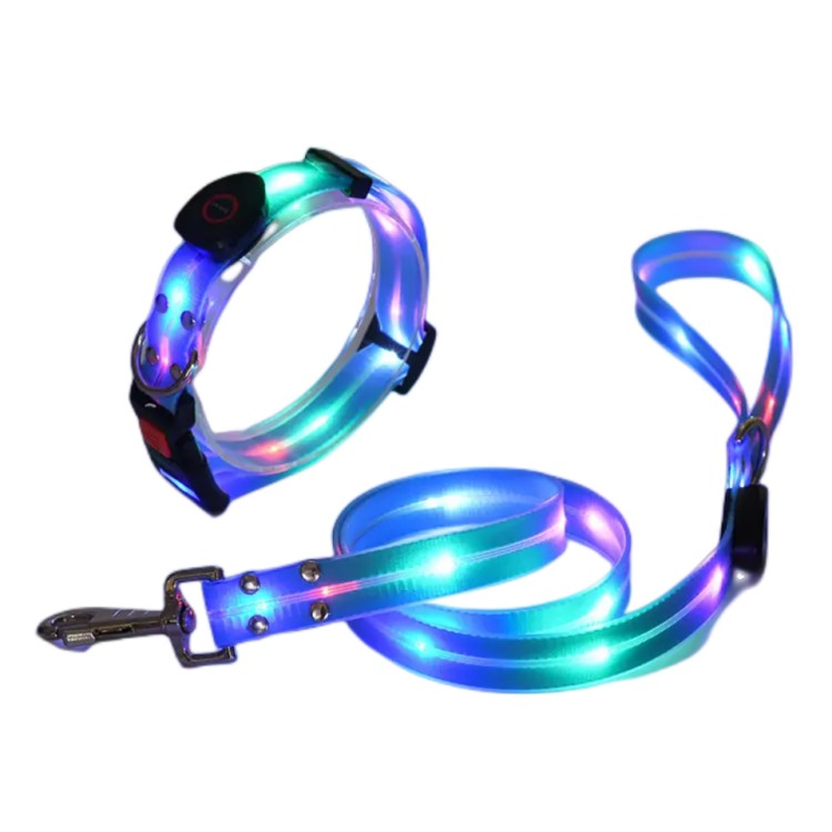 USB Rechargeable Waterproof LED Safety Dog Collar
